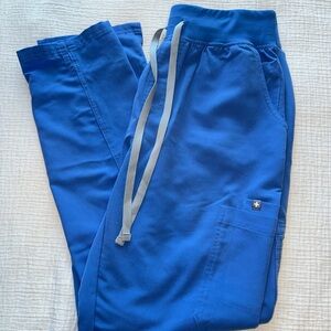 Figs Ceil Blue High Waisted Yola Pant